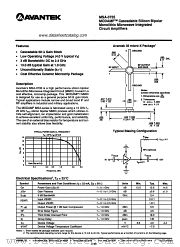 MSA-0735 datasheet pdf AVANTEK