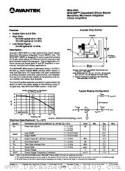 MSA-0800 datasheet pdf AVANTEK