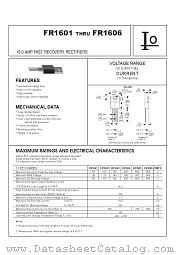 FR1605 datasheet pdf Bytes