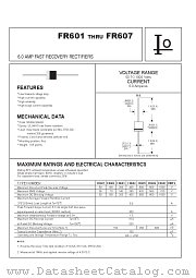 FR601 datasheet pdf Bytes