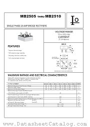 MB2505 datasheet pdf Bytes