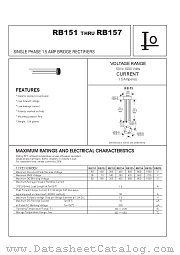 RB155 datasheet pdf Bytes