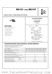 RS105 datasheet pdf Bytes