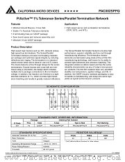 PAC002SPFQ datasheet pdf California Micro Devices Corp