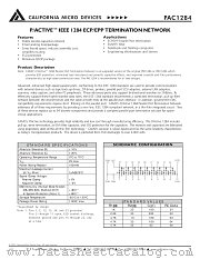 PAC128402Q datasheet pdf California Micro Devices Corp