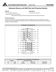 PACKBMU datasheet pdf California Micro Devices Corp