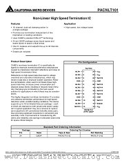 PACNLT101Q datasheet pdf California Micro Devices Corp