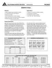 PAC560R6GQR datasheet pdf California Micro Devices Corp