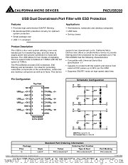 PACUSB200QR datasheet pdf California Micro Devices Corp