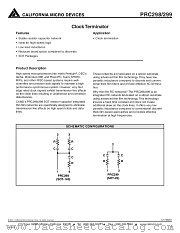 PRC299 datasheet pdf California Micro Devices Corp