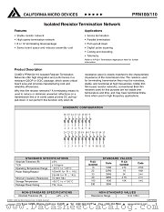 PRN10016N1001JT datasheet pdf California Micro Devices Corp