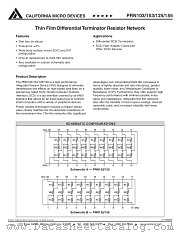 PRN103 datasheet pdf California Micro Devices Corp