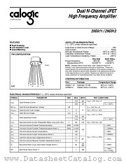 2N5911 datasheet pdf Calogic