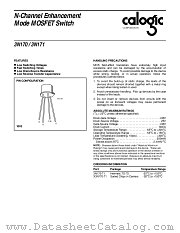 3N171 datasheet pdf Calogic