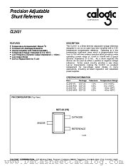 CL2431 datasheet pdf Calogic