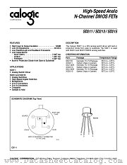 SD213 datasheet pdf Calogic