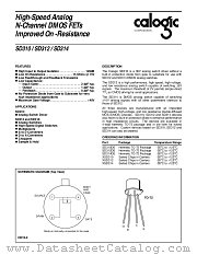 SD312 datasheet pdf Calogic