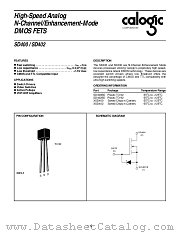 SD402 datasheet pdf Calogic