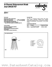 SD411 datasheet pdf Calogic