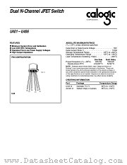 U403 datasheet pdf Calogic