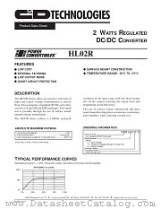 HL02R05D12 datasheet pdf C&D Technologies