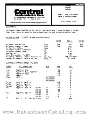 2N5190 datasheet pdf Central Semiconductor