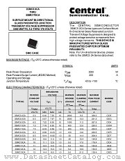 3SMC170CA datasheet pdf Central Semiconductor