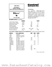 CMKT2907A datasheet pdf Central Semiconductor