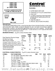 CMSH1-40M datasheet pdf Central Semiconductor