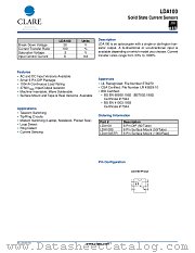 LDA100S datasheet pdf Clare Inc