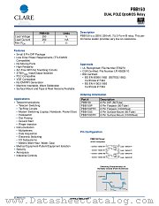 PBB150 datasheet pdf Clare Inc