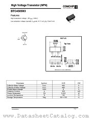 BTC4505N3 datasheet pdf Comchip Technology