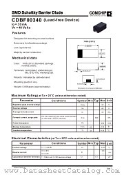 CDBF00340 datasheet pdf Comchip Technology