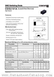 CDSU101A datasheet pdf Comchip Technology