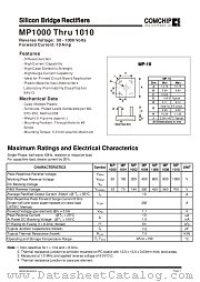 MP1001 datasheet pdf Comchip Technology