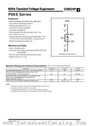 P6KE27 datasheet pdf Comchip Technology