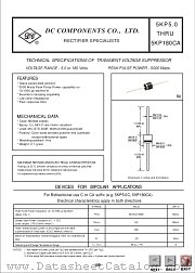 5KP85A datasheet pdf DC Components