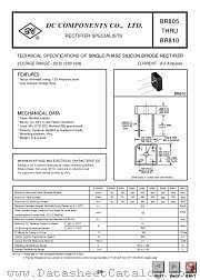 BR86 datasheet pdf DC Components