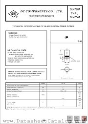 DL4740A datasheet pdf DC Components