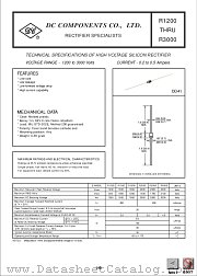 R1500 datasheet pdf DC Components