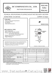 RGL34G datasheet pdf DC Components