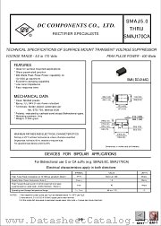 SMAJ13A datasheet pdf DC Components