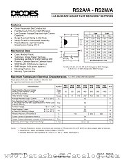 RS2DA datasheet pdf Diodes