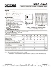 S3B datasheet pdf Diodes