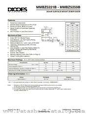 MMBZ5223B datasheet pdf Diodes