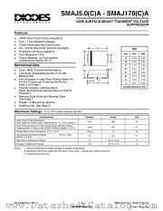 SMAJ13A datasheet pdf Diodes