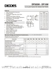 DF08M datasheet pdf Diodes