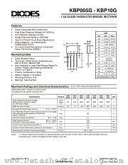 KBP08G datasheet pdf Diodes