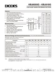 KBJ601G datasheet pdf Diodes