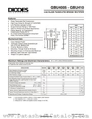 GBU408 datasheet pdf Diodes